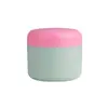 Frasco de Creme Facial Infantil de 200ml 200g Frasco de Creme Fosco de Camada Dupla Tampa Redonda Fundo Redondo Frasco de Máscara de Argila Material de Embalagem