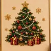 Pintura de Diamantes Transfronteriza Más Vendida Calabaza de Halloween Pintura de Diamantes Adornos de Navidad Pintura de Diamantes DIY Kit de Pintura de Diamantes