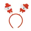 Diadema de Astas de Alce de Navidad 2025 Venta al por Mayor Disfraz de Fiesta Adorable Tocado para Niños Accesorios Decorativos para el Cabello para Nochebuena