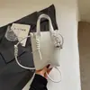 2026 Nova Moda Cor Sólida Casual Simples Bolsa Quadrada Pequena Bolsa de Ombro Transversal Grande Capacidade Bolsa de Mão Bolsa para Celular para Mulheres