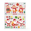 KK113-D Amazon Navidad Calcetines de Navidad Guantes Fiesta Pegatina para Ventana de Vidrio Decoración de Bolsa de Regalo