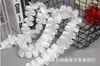 Cinta de Poliéster de 4 cm Línea Media Encaje Fruncido de Descuento Flor de Mano Cinta para Empaquetar Cajas de Regalo Adornos para Ropa Zapatos Sombrero 30 metros