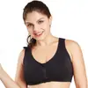 Nuevo Popular Fabricante Venta al por Mayor Cremallera Frontal Cómodo Chaleco de Fitness Absorción de Humedad Yoga Running Sujetador Deportivo Ropa Interior