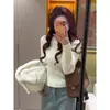 Suéter básico de malha trançada de manga comprida estilo coreano para mulheres, outono e inverno, acinturado, modelador, único, bonito e quente, para usar por baixo