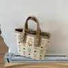 Diseño de Nicho Casual Textura Simple Bolso Cubo de Moda Nuevo Estilo Verano 2025 Bolso de Hombro Cruzado para Mujer
