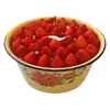 [fogo de internet] Decoração criativa de bolo de morango de Natal bacia de esmalte retrô nostálgica vestido de sobremesa para assar
