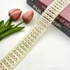 Nuevo Estilo Hilo Dorado Cuerda de Algodón Estilo Étnico Bordado Ropa Encaje Accesorios Solapa Escote Puños Accesorios de Ropa para Mujer Venta al por Mayor