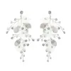Brincos de Noiva com Desconto Limitado Acessórios para Vestido de Casamento Brincos de Noiva Liga de Metal Pérola Artificial Acessórios Venda Direta de Fábrica