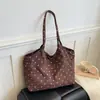 Pequeño y fresco, bolso de hombro de lunares de moda, gran capacidad, bolso tote versátil, bolso tipo cubo de moda estilo coreano