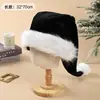 Nuevo Sombrero de Navidad Decoración Sombrero de Papá Noel Felpa Estilo Shanghái Lana Navidad Sombrero de Navidad Extendido Suministros de Navidad
