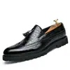Mocasines de Color a Juego con Talla Británica Mocasines Perezosos Slip-on Casuales Zapatos de Cuero Combinables