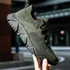 Nuevos Zapatos Deportivos de Suela Gruesa para Hombre de Primavera y Verano, Parte Superior Fly-Knit, Zapatos Casuales Modernos, Zapatos Casuales de Caña Baja, Zapatos para Hombre