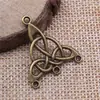 28X25mm 1.4g Color Bronce Antiguo Colgante Pequeño DIY Materiales Hechos a Mano Conector para Pendientes Conector de Pendiente