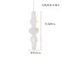 Lustre de seda Isamu Noguchi, lustre para janela de apartamento duplex estilo japonês, lustre para quarto, sala de jantar, lustre para escada de villa duplex loft