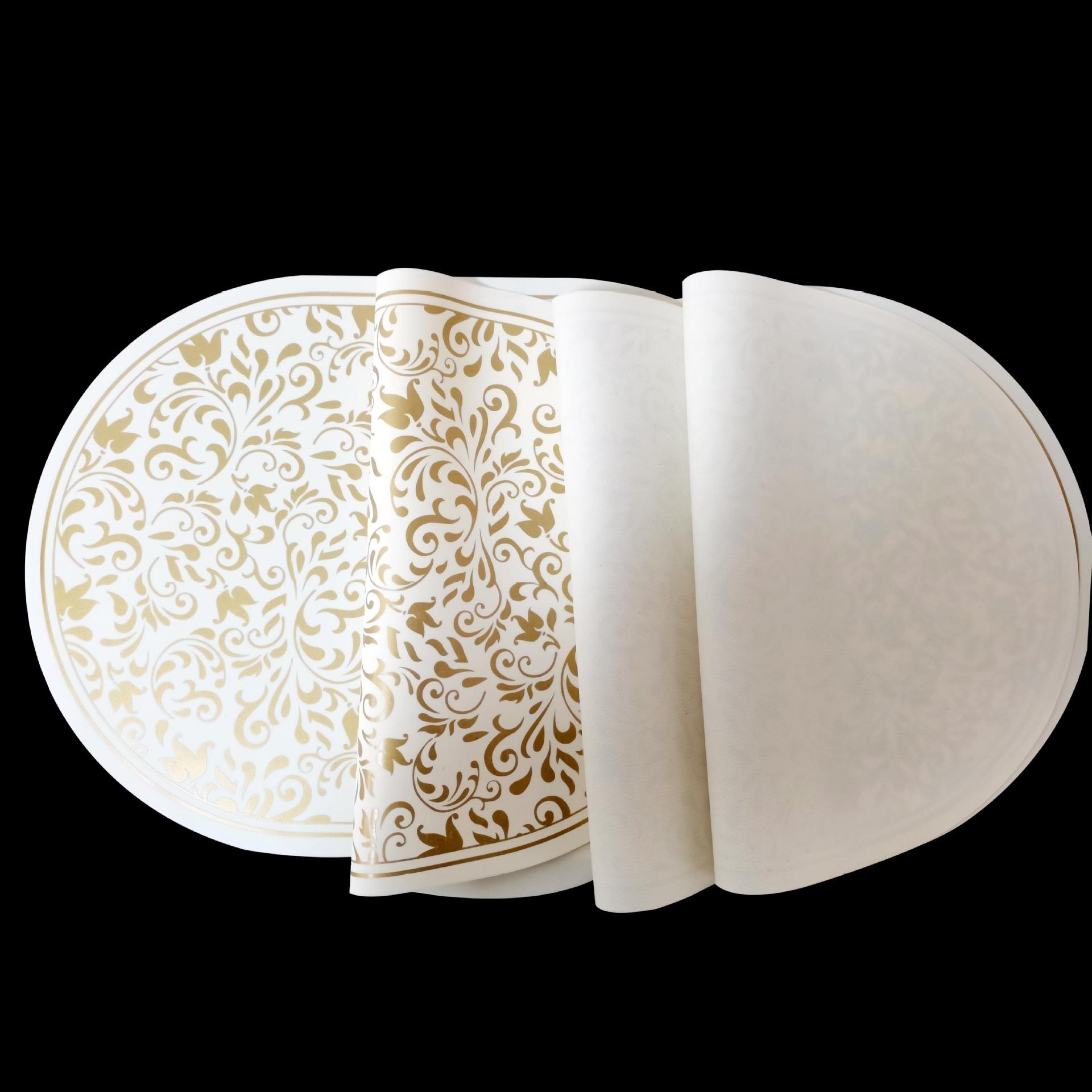 椭圆金色餐垫 (5)