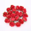 Cabezas de Flores de Rosa Artificiales de 4 cm Materiales para Manualidades Flores Falsas Flores Artificiales para Boda Decoración Floral Realista de Alta Gama