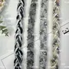Collar y Puños de Chaqueta Estilo Chanel de 2 cm de Ancho Resistentes Borde de Encaje de Cordón de Cuentas Tejido a Mano Bandas de Borde Accesorios Otros