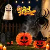 Enfeites Luminosos de Abóbora e Fantasma para o Halloween Decoração Interna e Externa para Jardim de Infância Cena de Atmosfera Arranjo Requintado Pequenos Adereços