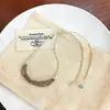 Collar de Plata de Ley S925 con Cuentas de Plata y Cristales Multicapa para Mujer, Estilo Coreano, Moda Simple Estilo Ins, Cadena de Clavícula de Gama Alta
