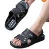 Sandalias casuales elegantes para hombre, cómodas para usar al aire libre, sandalias sencillas de meter para hombre, sandalias Wuchuan