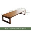 Mesa de té tatami japonesa de madera maciza, mesa baja de té zen para balcón, mesa de té china, mesa de té, mesa de suelo para salón de té de casa de familia