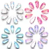Nuevo Cristal de Vidrio con Forma de Gota Diamantes de Garra Cosidos a Mano Diamantes de Garra con Forma Especial Diamantes de Garra Forma de Semilla de Melón Accesorios para Zapatos DIY Accesorios para Vestido de Novia Vestido de Noche