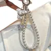Funda de Teléfono Colgante Cadena Anti-Pérdida Colgante Cámara Ccd Gato Kt Niña Mariposa Cristal Perla Alto Rendimiento Creativo