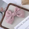 Lindo y Dulce Moño Tela Brillante Semi-Terminado Hecho a Mano DIY Accesorios para Ropa Estilo Coreano Accesorios para el Cabello para Niños