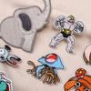 Pegatinas de tela de elfo de dibujos animados bordadas, accesorios de ropa Zhang Zai, parches de animales bordados, pegatinas para planchar, adhesivo termofusible