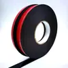 Cinta de doble cara de esponja de PE espuma negra adhesivo fuerte amortiguador película roja Cinta Negra 2 mm de espesor