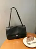 Bolso bandolera hecho de piel de vaca de capa superior esmerilada, elegante, retro, estilo nuevo, bolso de axila, alta gama, bolso de mano, de un solo hombro, bolso para mujer