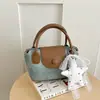 Bolsa de mão vintage estilo coreano para mulheres, nova bolsa de ombro da moda 2026, bolsa quadrada pequena da moda com retalhos de estampa de leopardo