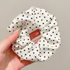 Acessório de cabelo elástico, estilo jovem, scrunchie moderno novo de 2025, headwear de tecido de malha elegante de verão para mulheres