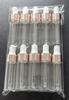 Frascos conta-gotas de vidro transparente prontos para uso, em caixa, de 1ml, 2ml, 3ml, 5ml. Frascos para óleos essenciais, frascos de teste, frascos dosadores de amostra.