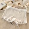 10A Algodón Antibacteriano Entrepierna Extendida Anti-Exposición Dos en Uno Fondo Ropa Interior de Seguridad Categoría a Algodón Bóxer Briefs de Algodón para Mujer