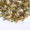 Taladro plano de vidrio con base dorada Wei Chen, taladro para uñas, decoración de fundas de teléfono móvil, accesorios para uñas DIY, joyería de diamantes de imitación