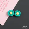 Pequena margarida girassol girassol resina acessórios cola creme diy charms Crocs adesivos de geladeira acessórios de cabelo decorações