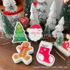 Esponja de Limpeza com Estampa de Natal Artefato para Lavar Louça na Cozinha Esponja de Aço Desenho Animado Removedor Mágico de Manchas Escova para Panelas Esponja de Limpeza de Pratos