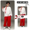 Ropa de actuación infantil para el Día de Año Nuevo, ropa festiva para coro, hanfu para niños, ropa de baile estilo chino, conjunto de chaleco y falda para niñas, ropa de actuación