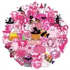 [Coleção] 50 adesivos transparentes de graffiti PET dupla face para decoração, álbuns de recortes DIY e adesivos para capas de celular, atacado