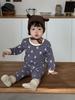 Ropa Infantil Estilo Coreano Otoño 2025 Ropa de Otoño e Invierno para Bebés Conjunto de Pijama de Dibujos Animados para Niños