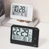 Nuevo Reloj Electrónico de Pantalla Grande Reloj LCD Multifunción Luz Nocturna de Mesita de Noche Reloj Despertador Reloj Silencioso para Estudiantes Yd109