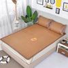 Tapete Gelado Xizhinan, Tapete de Rattan Dupla Face, Dobrável, Cama de Casal 1,68m Tapete de Palha 0,9m, Antiderrapante e Fresco