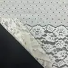 Gasa elástica tipo pluma suave y amigable con la piel, calada estilo francés que no irrita la piel, no suelta pelusa, en stock para otoño e invierno, tela de encaje cepillado