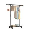 Simples estendal de chão dobrável para interior quarto doméstico estendal de roupa pendurada tipo haste simples/dupla varanda artefato para secar colcha