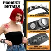 Conjunto de Quatro Peças de Novas Pulseiras de Corrente Estilo Punk Multicamadas Europeu e Americano para Homens, Pulseiras de Corrente Personalizadas, Pulseiras Punk com Rebites