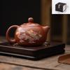 Olla de Arcilla Morada que Cambia de Color, Olla Fengming, Tetera Semi-Hecha a Mano, Adecuada para Regalo o Colección, Olla para Preparar Té, Juego de Caja de Regalo Olla Xishi