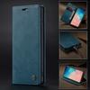 Adecuado para Funda de Teléfono Móvil Samsung S10 S9Plus Tarjeta Funda de Cuero para Teléfono Móvil S8 Retro Tapa Succión Magnética Cubierta Protectora S7