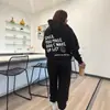Sudadera con Estampado de Letras Europeas y Americanas de Moda Transfronteriza Diseño Caliente Sudadera con Capucha Estampada