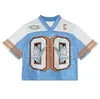 2026 Camiseta Deportiva Retro de Comercio Exterior Transfronteriza Personalizable Estilo Europeo y Americano Holgada Cuello en V Camiseta de Fan para Jóvenes Hombres y Mujeres